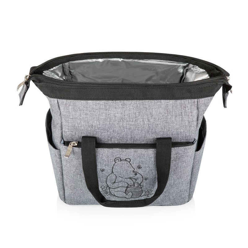 PICNIC TIME Disney Winnie the Pooh On The Go Lunch Bag, Soft Cooler Lunch Box, Insulated Lunch Bag, (Heathered Gray) - Image 2